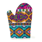 Bright Colors Aztec Pattern Print Single Oven Mitt