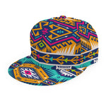 Bright Colors Aztec Pattern Print Snapback Cap