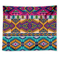 Bright Colors Aztec Pattern Print Tapestry