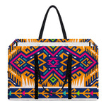 Bright Colors Aztec Pattern Print Utility Tote Bag