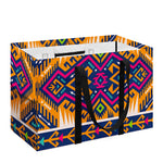 Bright Colors Aztec Pattern Print Utility Tote Bag