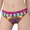 Bright Colors Aztec Pattern Print Women's Panties