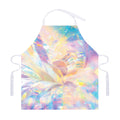 Bright Holographic Print Adjustable Apron