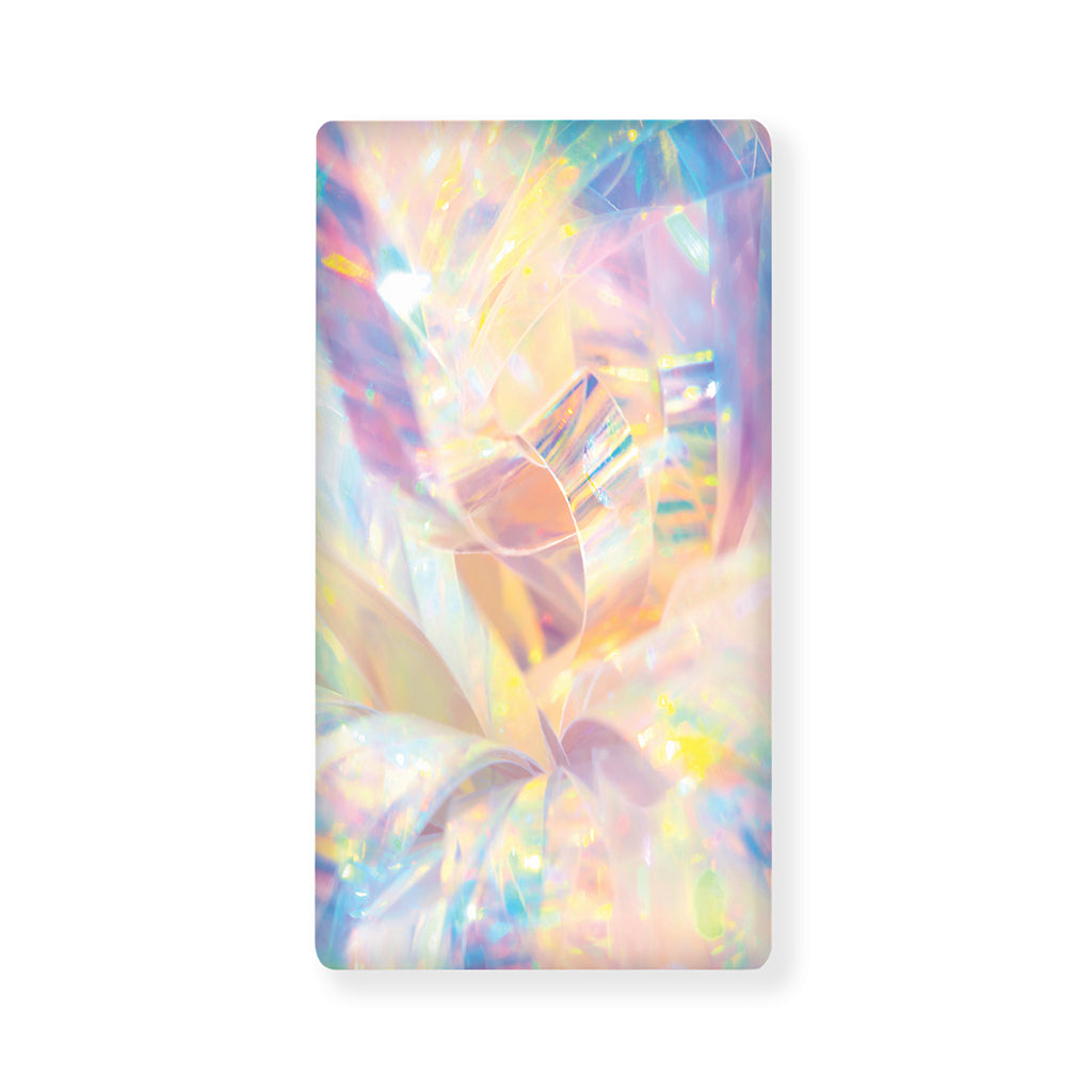 Bright Holographic Print Baby Crib Sheet