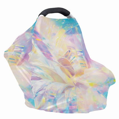 Bright Holographic Print Baby Seat Cover