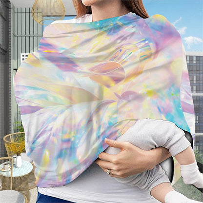 Bright Holographic Print Baby Seat Cover