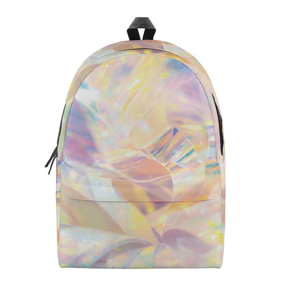Bright Holographic Print Backpack