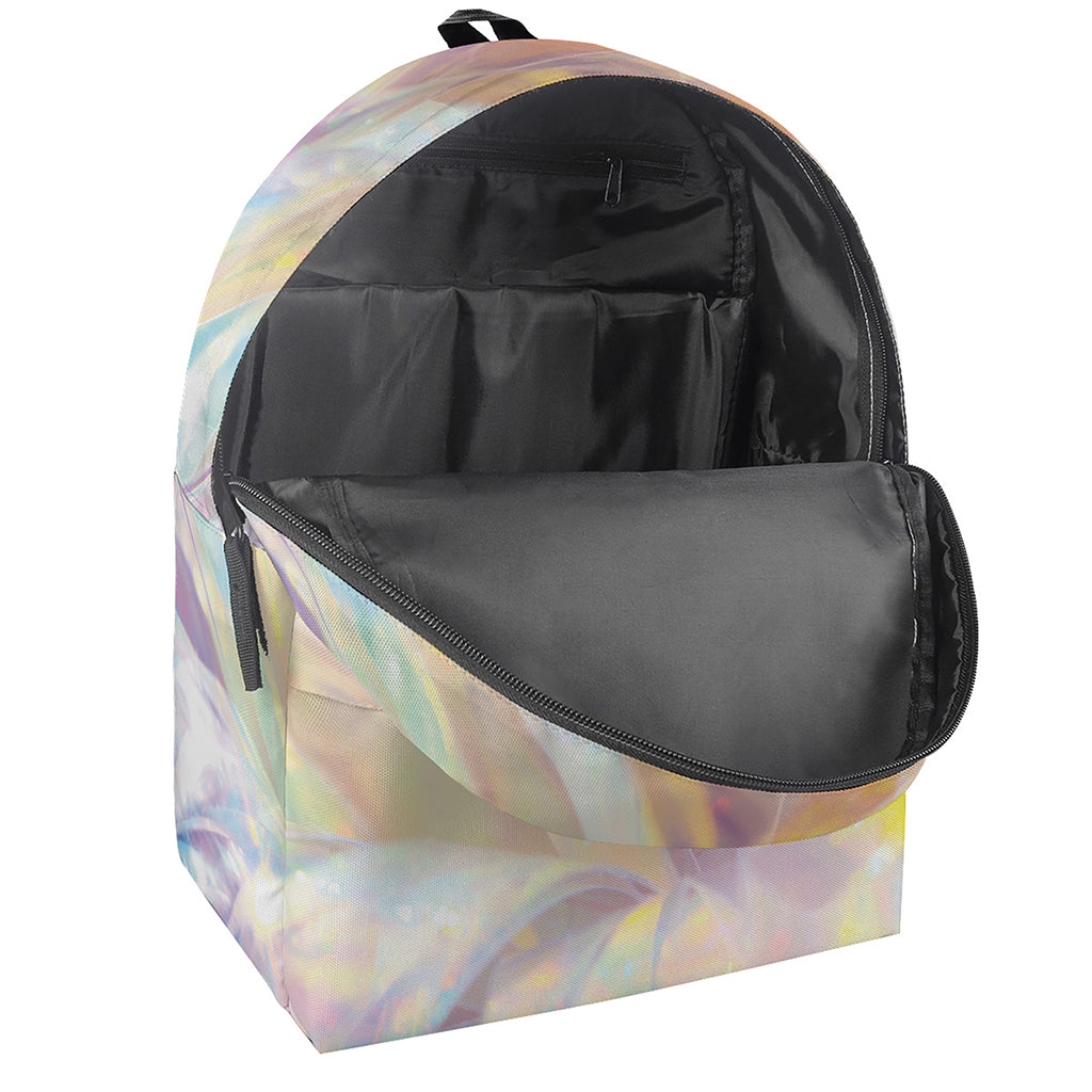 Bright Holographic Print Backpack