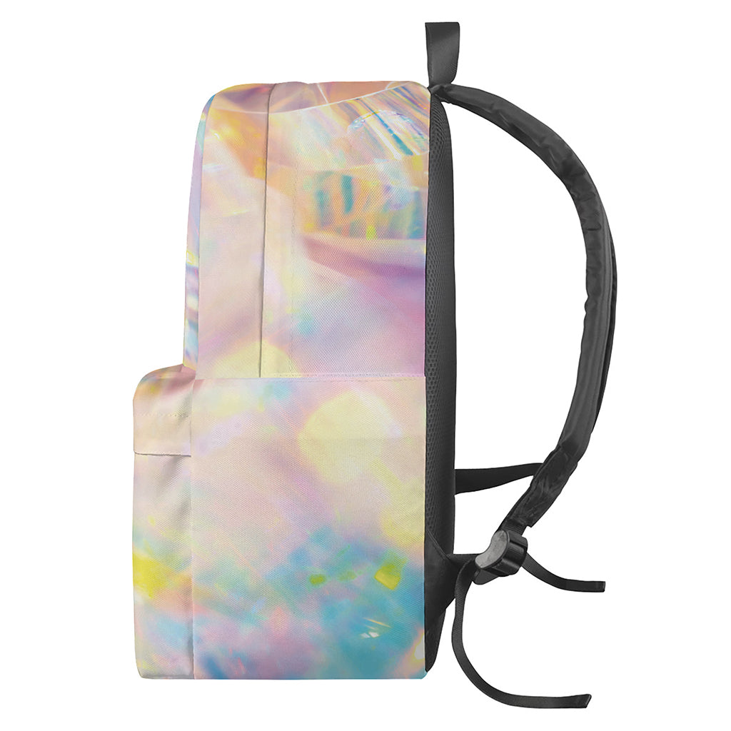 Bright Holographic Print Backpack