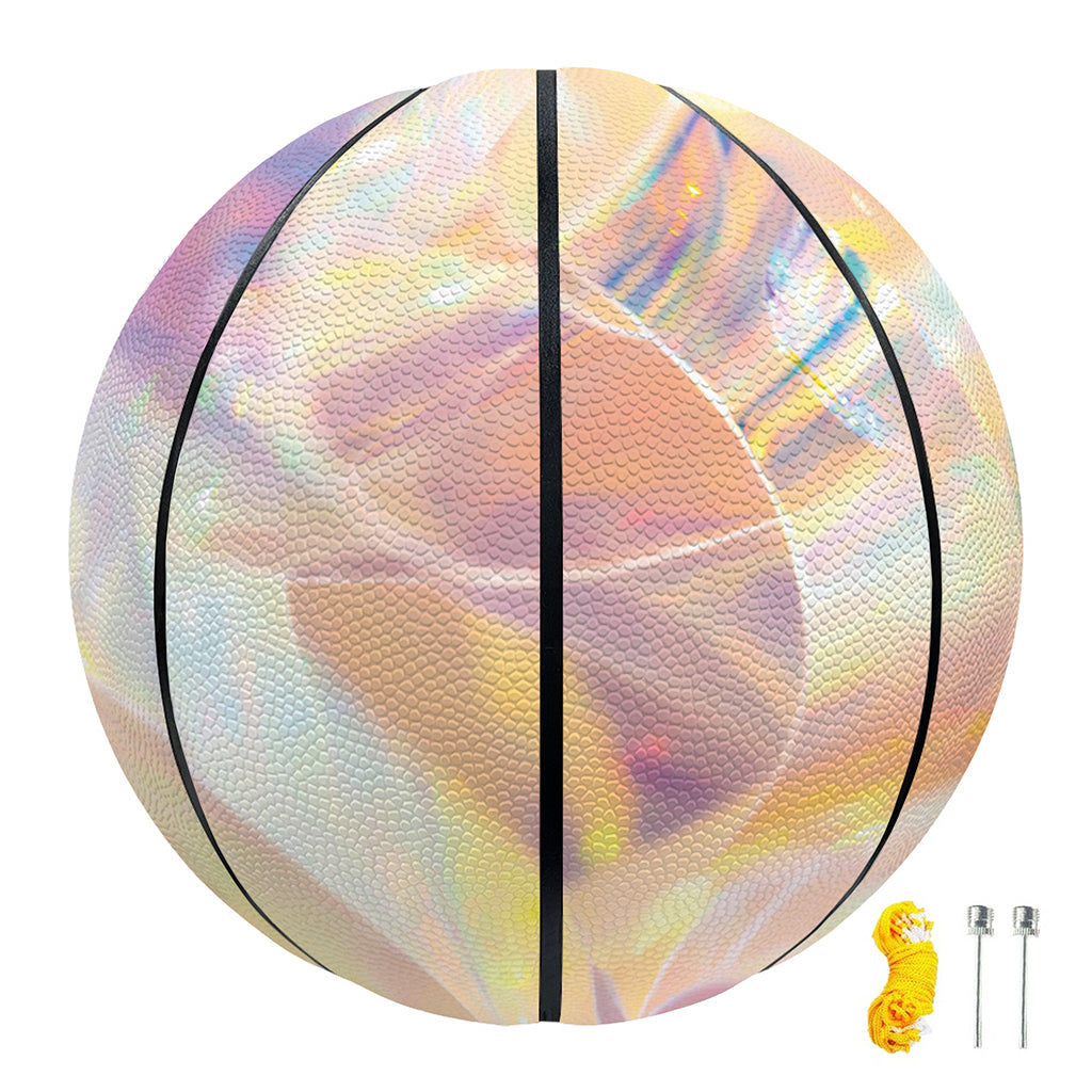 Bright Holographic Print Basketball