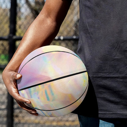 Bright Holographic Print Basketball
