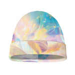 Bright Holographic Print Beanie