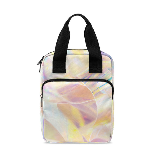 Bright Holographic Print Bible Tote Bag