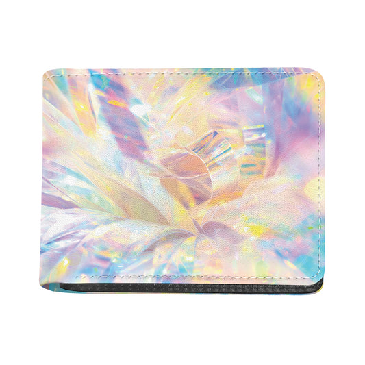 Bright Holographic Print Bifold Wallet