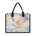 Bright Holographic Print Canvas Tote Bag