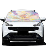 Bright Holographic Print Car Windshield Snow Cover