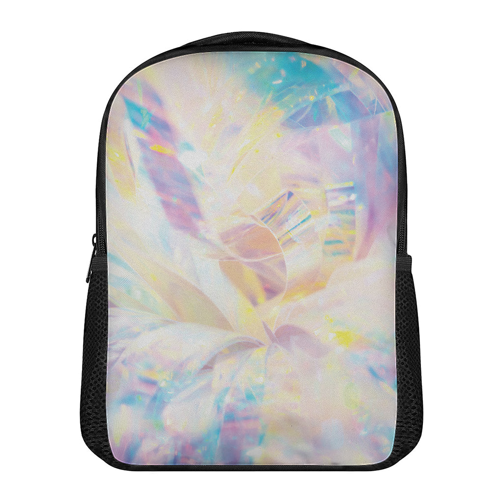 Bright Holographic Print Casual Backpack