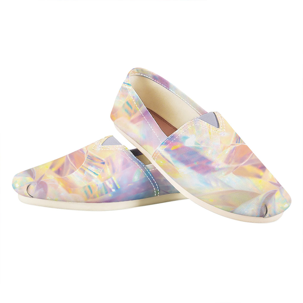Bright Holographic Print Casual Shoes