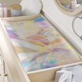 Bright Holographic Print Changing Pad Cover