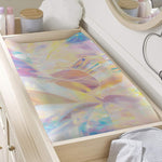 Bright Holographic Print Changing Pad Cover