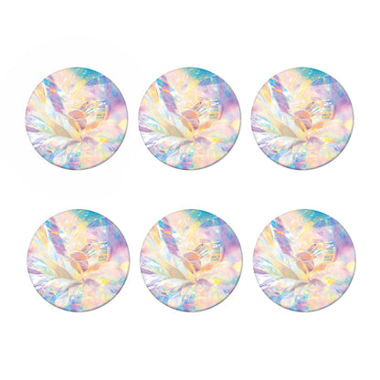 Bright Holographic Print Coaster Set