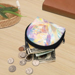 Bright Holographic Print Coin Purse