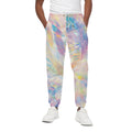 Bright Holographic Print Cotton Sweatpants