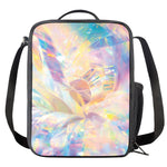 Bright Holographic Print Crossbody Lunch Bag