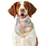 Bright Holographic Print Dog Bandana