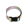 Bright Holographic Print Dog Collar