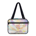 Bright Holographic Print Double Strap Bible Bag