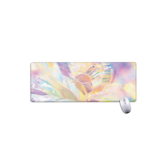 Bright Holographic Print Extended Mouse Pad