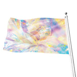 Bright Holographic Print Flag