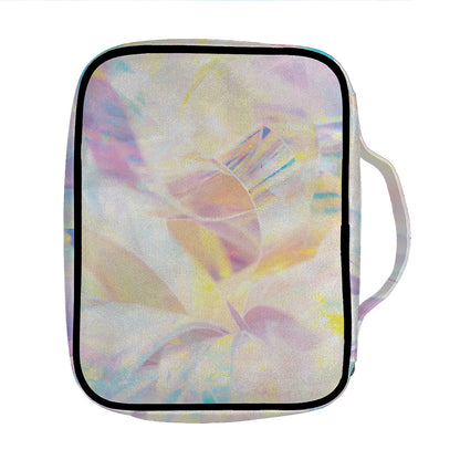 Bright Holographic Print Front Pocket Bible Bag