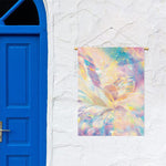 Bright Holographic Print Garden Flag
