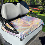 Bright Holographic Print Golf Cart Seat Cover