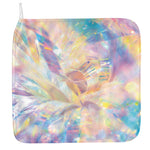 Bright Holographic Print Hand Towel