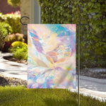 Bright Holographic Print House Flag