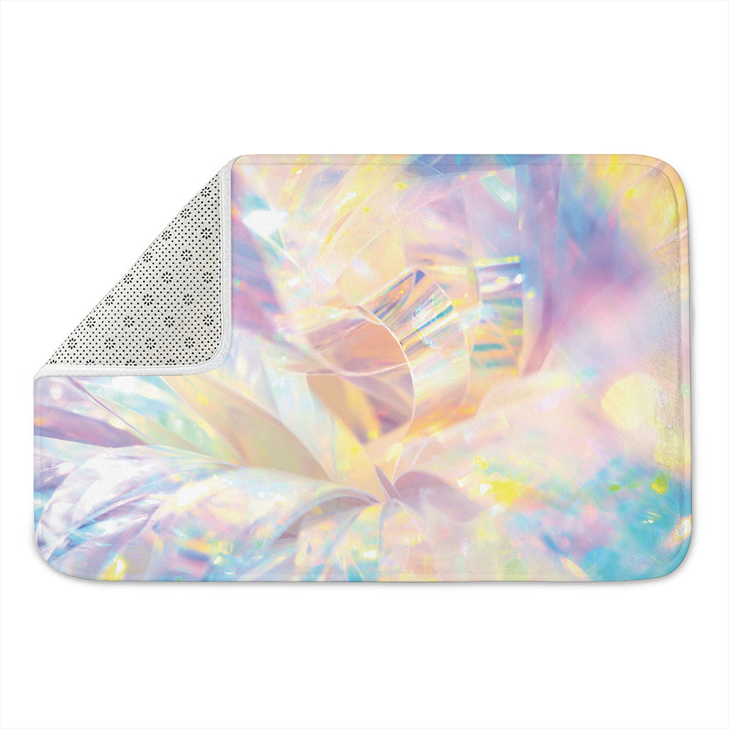 Bright Holographic Print Indoor Door Mat