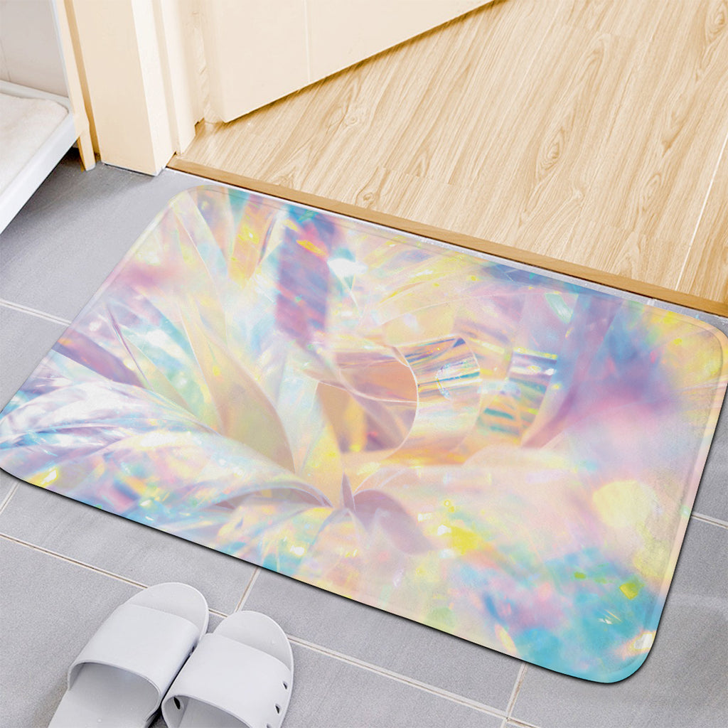 Bright Holographic Print Indoor Door Mat