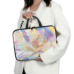 Bright Holographic Print Laptop Sleeve With Handle