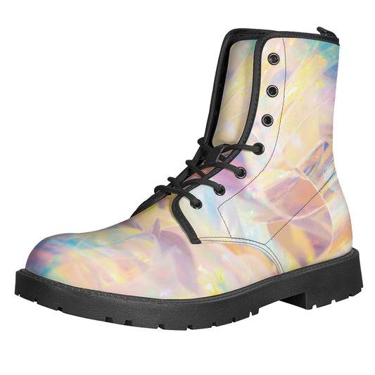 Bright Holographic Print Backpack