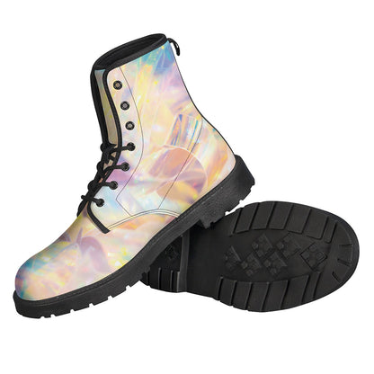 Bright Holographic Print Backpack