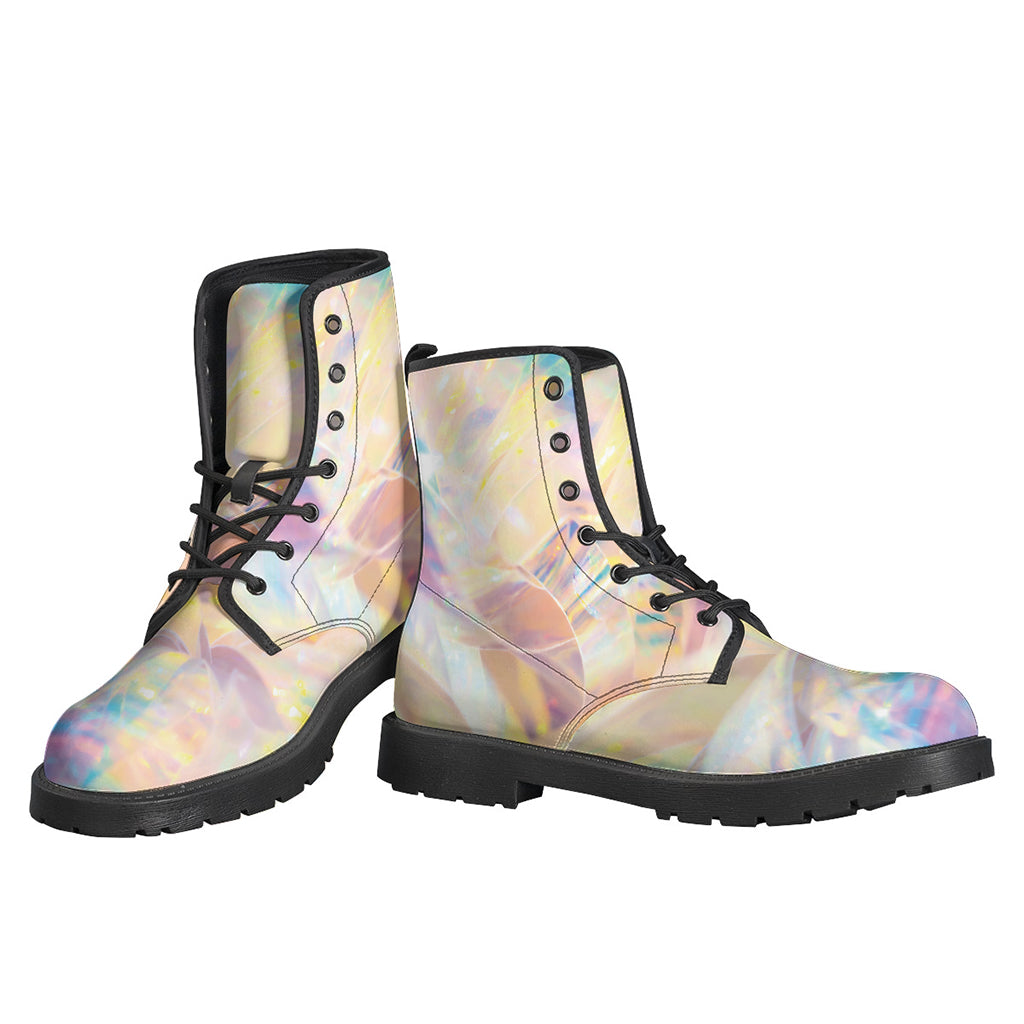 Bright Holographic Print Backpack