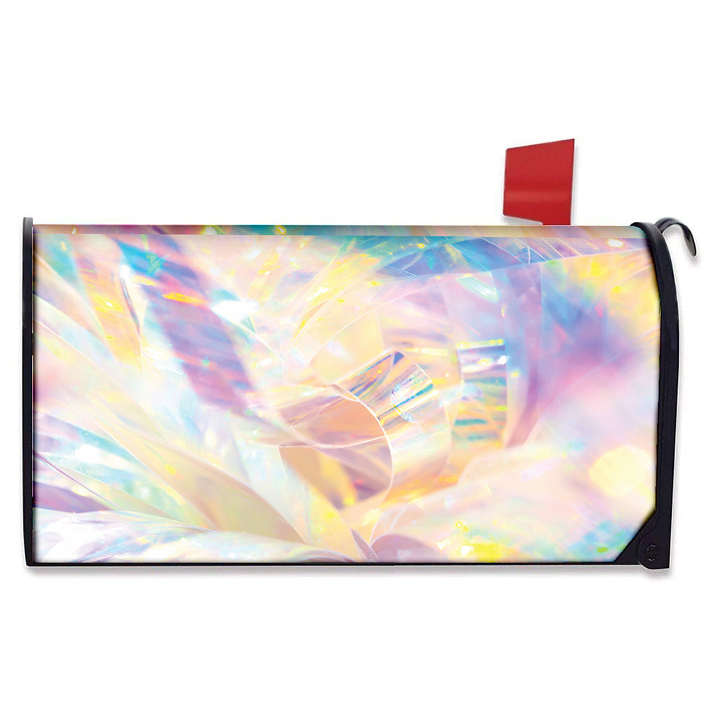 Bright Holographic Print Mailbox Cover