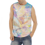 Bright Holographic Print Men's Fitness Tank Top