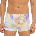 Bright Holographic Print Men's Short Boxer Briefs