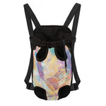 Bright Holographic Print Pet Carrier Backpack