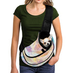 Bright Holographic Print Pet Sling Carrier