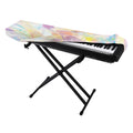 Bright Holographic Print Piano Keyboard Cover